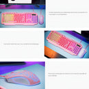 Kit De Teclado Y Mouse C/cable Gamer Usb X Tech Rosa Xtk540s