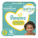 Panales Talla 6, 16 Unidades Pampers Swaddlers Panales Des