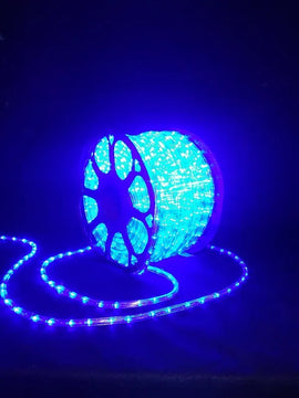 Manguera Led 3 Vias Luces Navideñas X 3mt Azul