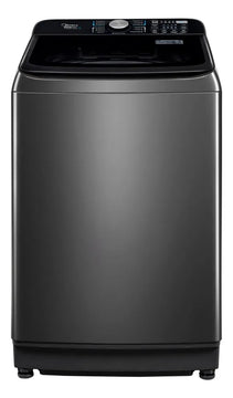 Lavadora Carga Superior 18 Kg Titanio Acero Inoxidable Midea Gris