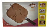 Sarten Pancakes Doble Cara Antiadherente 4 Moldes Desayunos Diseño