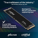 Disco Duro 1tb M2 Crucial P3 Plus Gen4 Nvme Pcie 5000mbps Negro