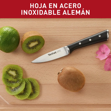 Cuchillo para Pelar TEFAL Ice Force 9cm Negro