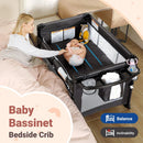 Elemara Moises Ajustable 5 En 1 Para Bebe, Configuracion En