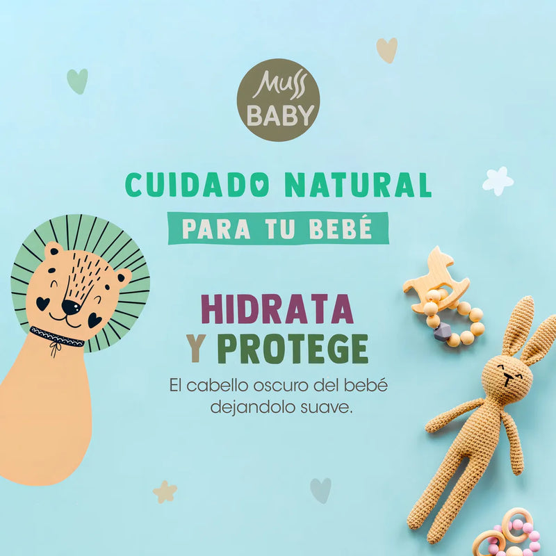 Champú Para Bebés Muss Baby Romero Cabello Oscuro 750ml