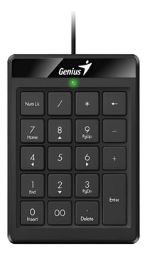 Teclado Genius Numérico Usbn Numpad I120 I 120 I100 Color Del Teclado Negro Idioma Español Latinoamérica