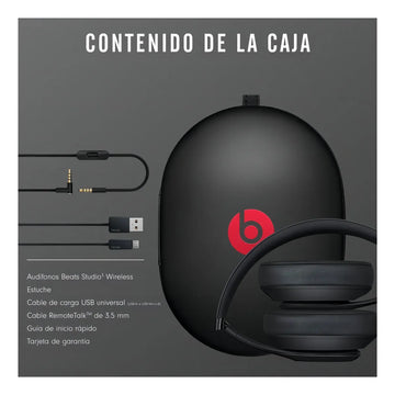 Audífonos Beats Studio³ Wireless - Matte black