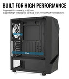 Gabinete Chasis Gamer Aerocool Scape Argb 3 Ventiladores Rgb