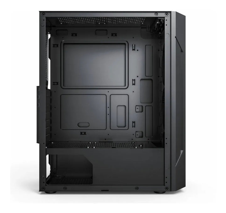 Chasis Gamer Atx Tira Rgb, Tapa Lateral En Acrílico, Gear