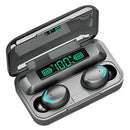 Fone de ouvido in-ear sem fio TWS F9-5 BTH-F9-5 negro