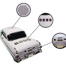 Radio Parlante Carro Ws-598 Bluetooth Fm Usb Y Manos Libres Celeste