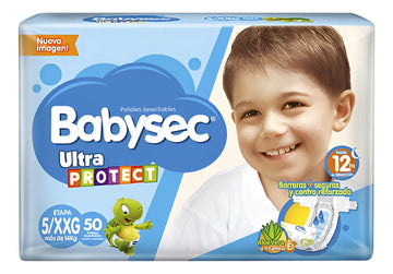 Pañales Babysec Etapa 5 X 50