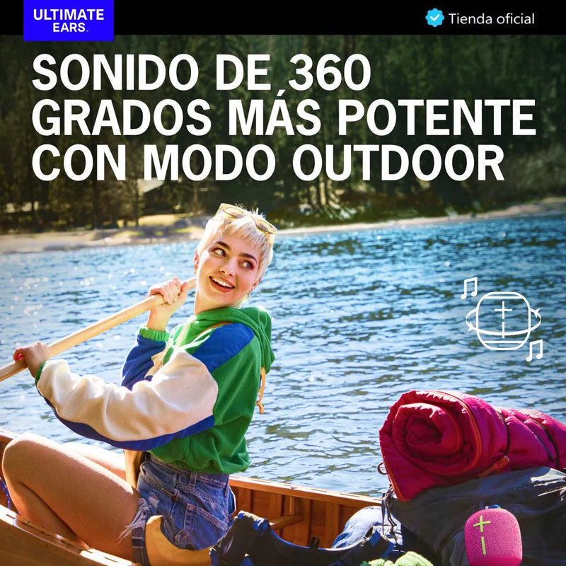 Ultimate Ears Wonderboom 3, Kit 2 Bocinas Impermeables, Blu Performance Blue