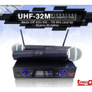 Micrófonos Pro DJ UHF32M vocal CardioideS