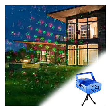 Foco Reflector Con Diseño Navideño, Proyector Navideño, Luz Audífonos