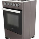 Estufa Romero Mixta Haceb 50 Cms Gas Propano Plata Negro Gas Envasado