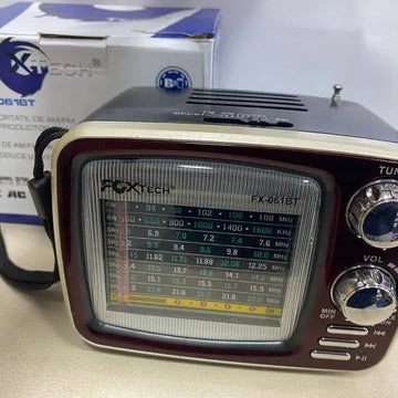 Radio Parlante Bluetooth Am/fm/usb/mp3 Recargable Retro 061