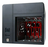 Chasis Nas 4 Bahías Con Psu Flex Mini-itx, Bandejas 2.5/3.5