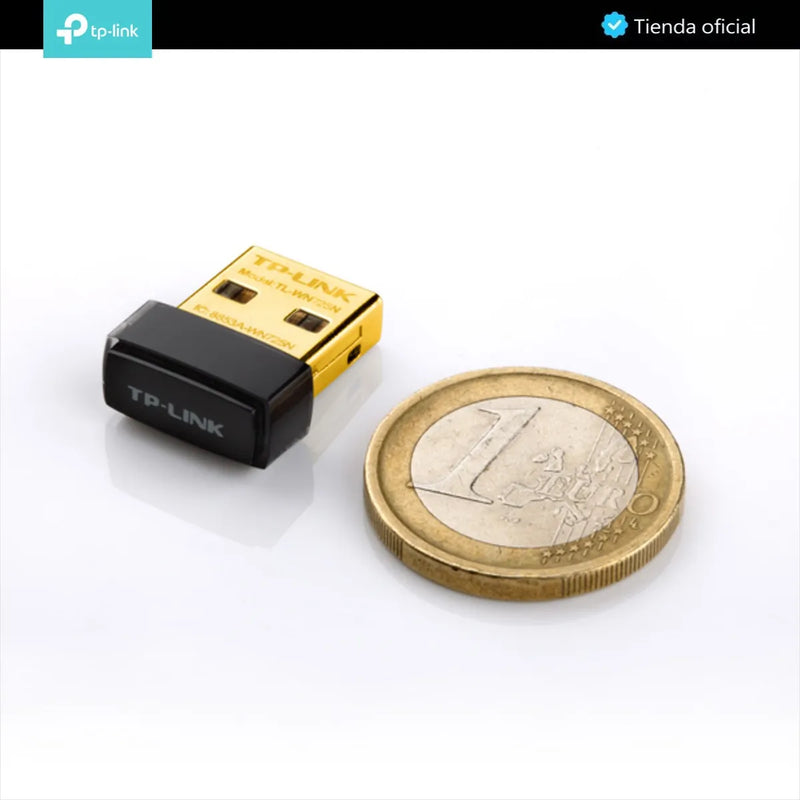 Tp-link, Tarjeta De Red Usb Nano Wifi 150mbps, Tl-wn725n