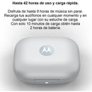 Auriculares Motorola Moto Buds Bluetooth 5.3 Celeste Ilusion