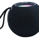 Parlante 12w Vta Colorfully Sfere Con Radio Fm Color Negro