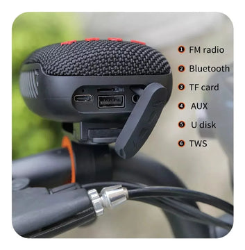 Altavoz Parlante Bluetooth Portátil Bicicleta Impermeable Preguntar Color Disponible