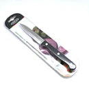 Cuchillo De Cocina Para Legumbres 8.5 Cm Acero Inox Press Color Negro