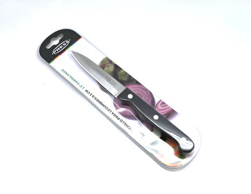 Cuchillo De Cocina Para Legumbres 8.5 Cm Acero Inox Press Color Negro