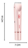Maquina De Afeitar Inalambrica Mujeres Rasuradora Mujer Piel Rosa