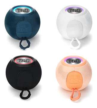 Parlante Portatil T&g Seisa Tg-337 Bluetooth Stereo Radio Fm Color Agua
