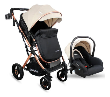 Coche Bebé Moises Gold Lx Bebesit Color Beige