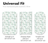 Gllquen Baby Juego De 4 Sbanas Para Moiss, Transpirables Y A