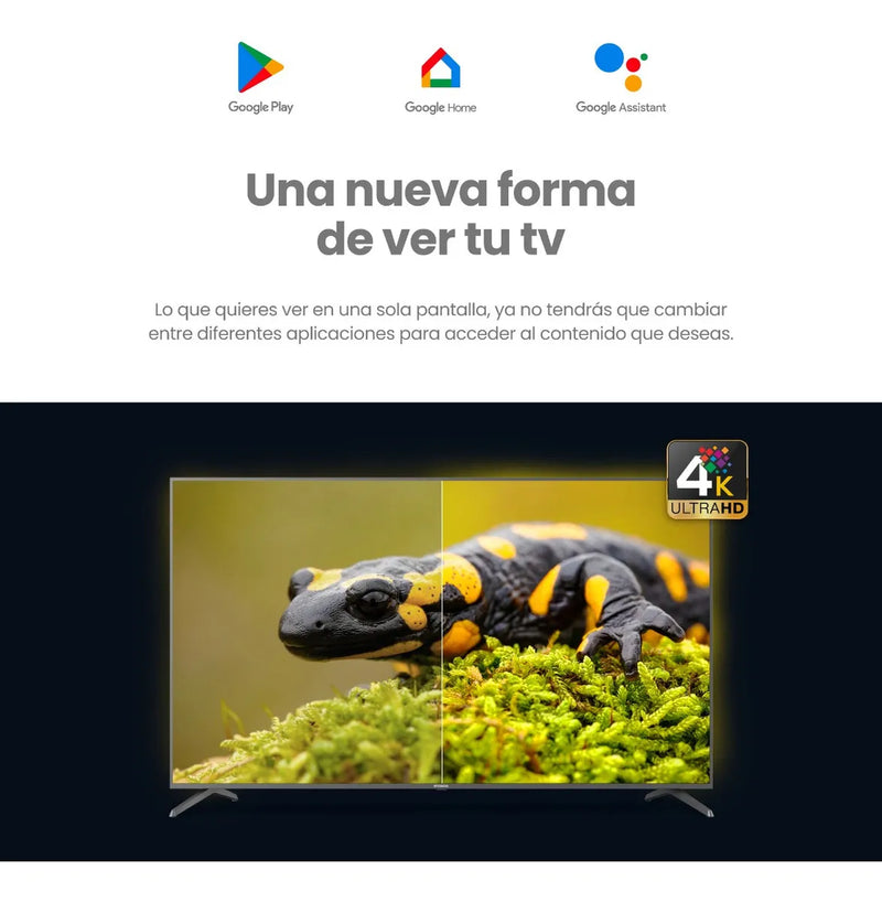 Google Tv Hyundai Smart 50 4k Comando De Voz