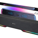 Bocina Bluetooth Altavoz Speaker Rgb Para Interior Y Fiesta Color Negro