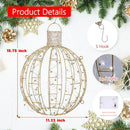 Luces Navideñas Plegables Para Exterior Con 70 Luces Led - D