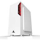 Caja Gabinete Gamer Iceberg Glacius Negra Vidrio Ventilador Negro