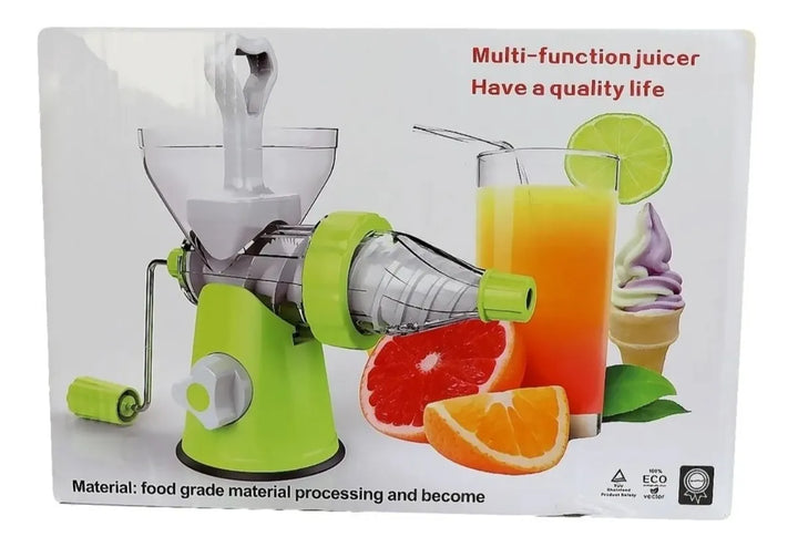 Extractor Exprimidor Manual De Frutas Y Verduras De Manivel Verde Lima