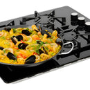 Estufa De Empotrar Tandoori Cristal 66x54 Gas Natural Haceb Color Negro