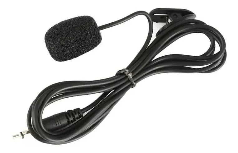 Micrófono De Solapa Anti-ruido Con Clip Para Pc Y Portátil Color Negro