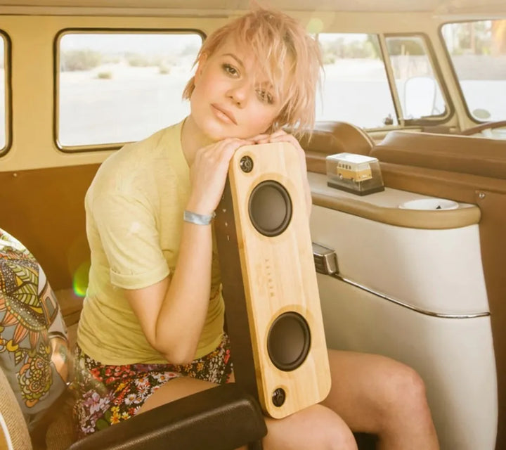 Parlante Bluetooth House Of Marley Get Together 2x8w Bamboo