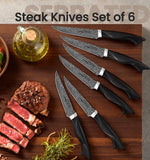 Juego De Cuchillos De Cocina 15 Piezas Acero Inoxidable Plateado