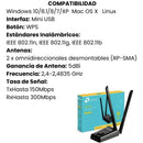 Tarjeta De Red Usb Rompemuros Doble Antena Wifi Tl-wn8200nd