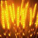Luces Espiga De Trigo Solar Para Jardin X10 Navideña Amarillo