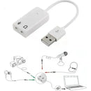 Tarjeta De Sonido Usb Externa Virtual 7.1 Audio Micrófono