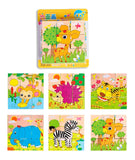 Rompecabezas 3D Madera Otra Marca 6 Caras Dibujos Animados 9 Piezas