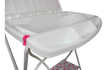 Bañera Tina Bebe con Cambiador Bebesit Gaviota niñas