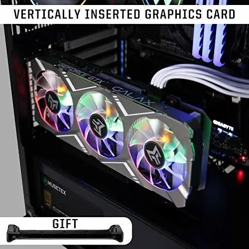 Musetex Gaming Pc Chasis Con 6 Ventiladores Led Argb 120mm