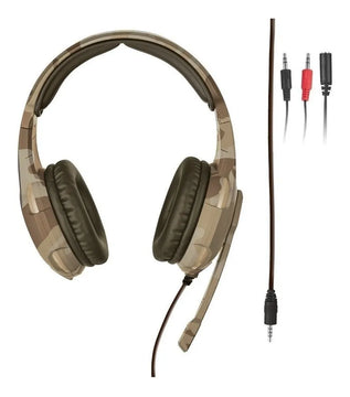 Auriculares gamer Trust GXT Radius GXT 310 desert camo