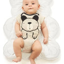 Cambiador Semi Acolchado Oso Para Bebe Toral Color Blanco