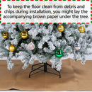 Yaheetech - Arbol De Pino Artificial De Navidad De 6 Pies, F